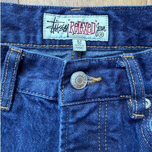 Men's Stussy Dark Denim Jeans Size 32